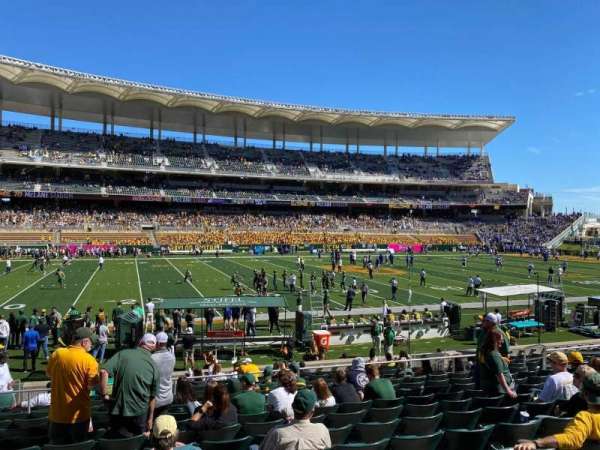 McLane Stadium, section: 108, row: 16, seat: 16
