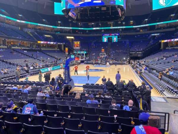 FedEx Forum, section: 110, row: M, seat: 5