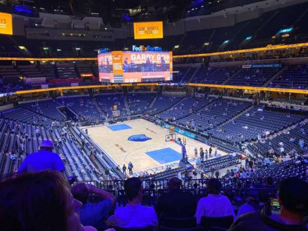 FedEx Forum, section: 117, row: Jj, seat: 12