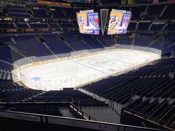 Bridgestone Arena, section: 322, row: C, seat: 6