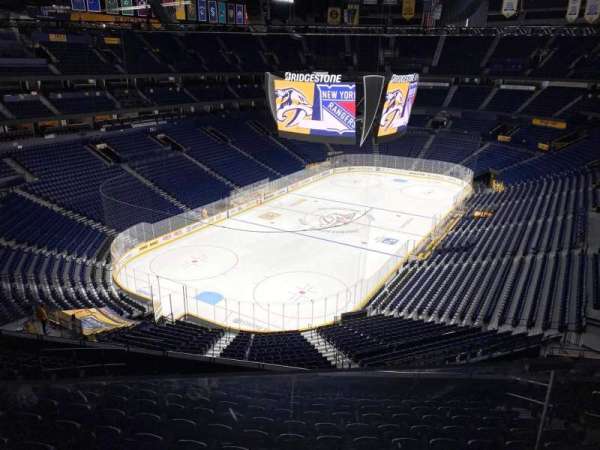 Bridgestone Arena, section: 320, row: M, seat: 6