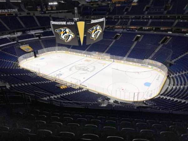 Bridgestone Arena, section: 329, row: H, seat: 6