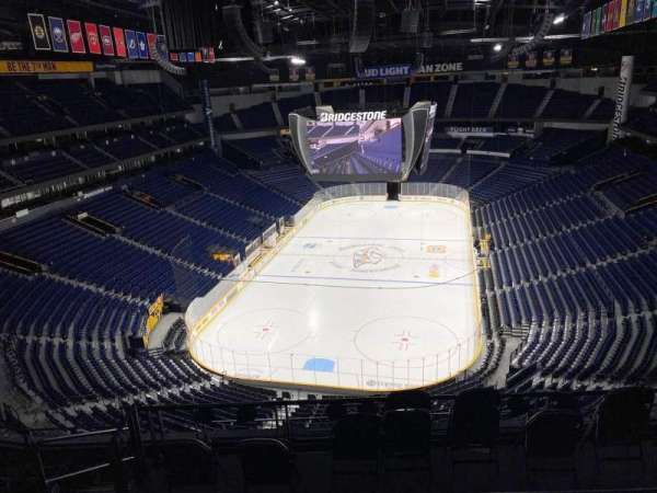 Bridgestone Arena, section: 302, row: H, seat: 9