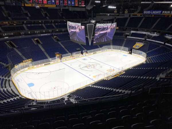 Bridgestone Arena, section: 306, row: H, seat: 6