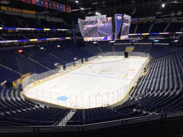 Bridgestone Arena, section: 203, row: D, seat: 7