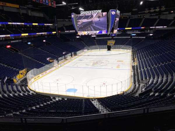 Bridgestone Arena, section: 202, row: D, seat: 6
