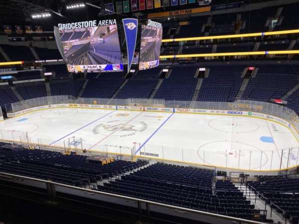 Bridgestone Arena, section: 501 Club, row: C, seat: 7