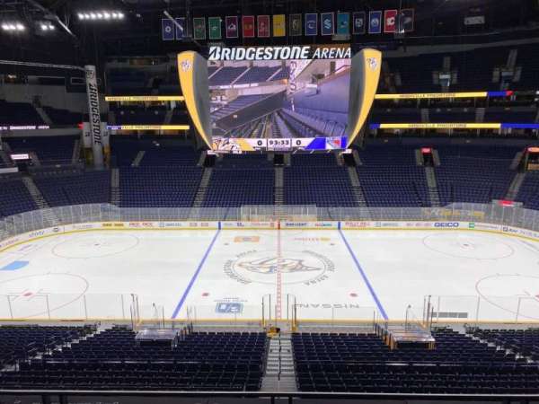 Bridgestone Arena, section: 216, row: F, seat: 5