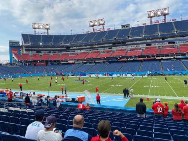Nissan Stadium, section: 110, row: P, seat: 7
