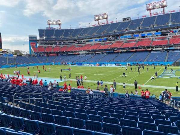 Nissan Stadium, section: 108, row: W, seat: 5