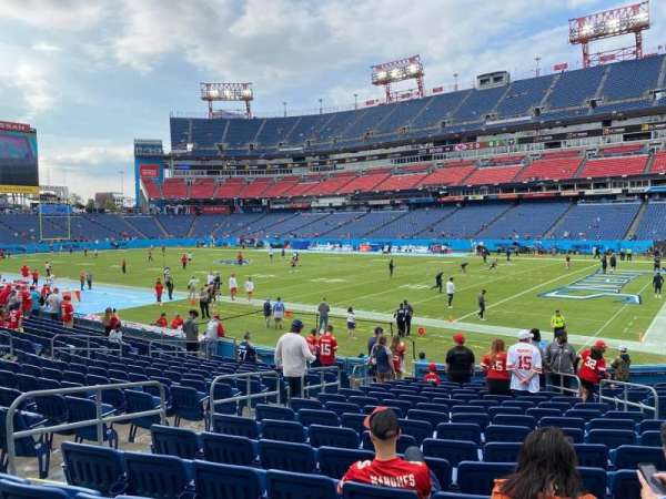 Nissan Stadium, section: 107, row: R, seat: 8