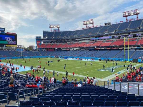 Nissan Stadium, section: 106, row: Aa, seat: 10