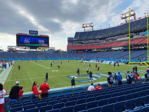 Nissan Stadium, section: 102, row: K, seat: 22