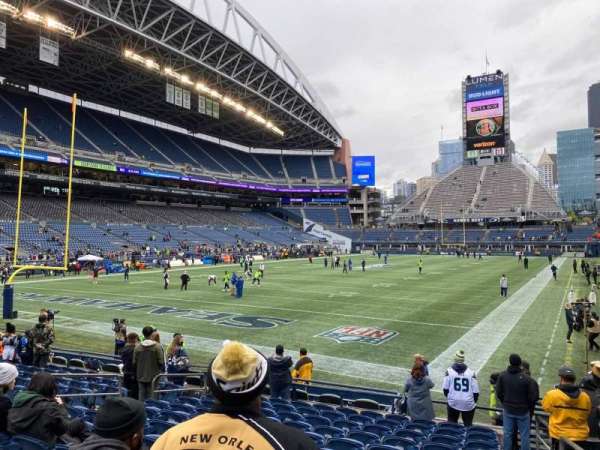 Lumen Field, section: 119, row: L, seat: 1