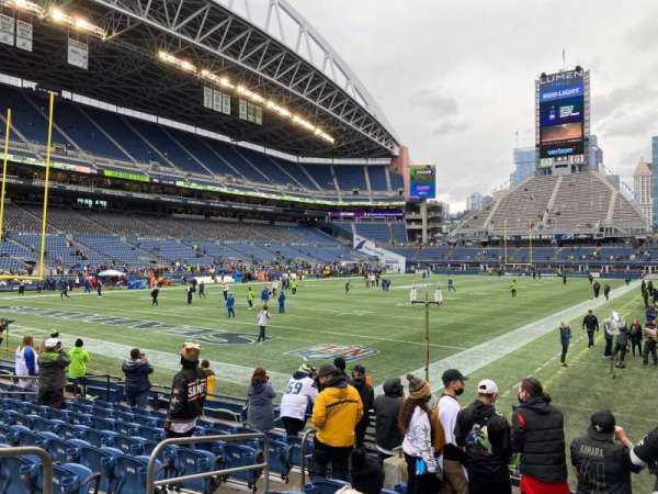 Lumen Field, section: 118, row: J, seat: 6
