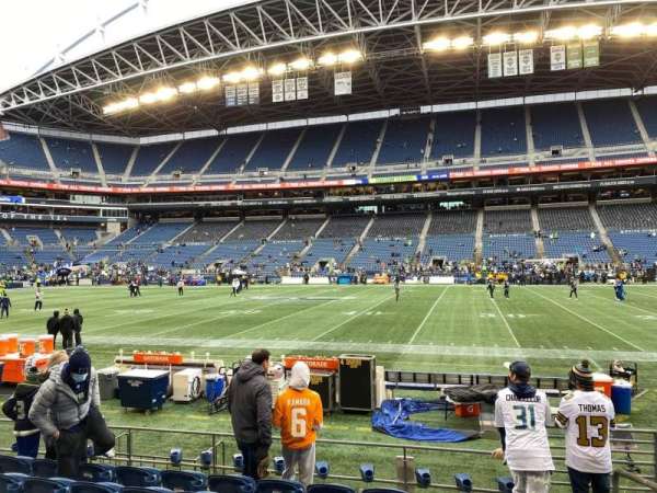 Lumen Field, section: 108, row: G, seat: 2