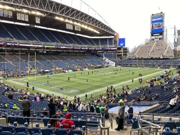 Lumen Field, section: 117, row: Gg, seat: 1