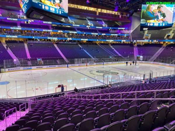 Climate Pledge Arena, section: 03, row: V, seat: 9