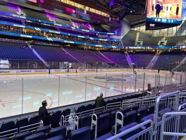Climate Pledge Arena, section: 03, row: G, seat: 5