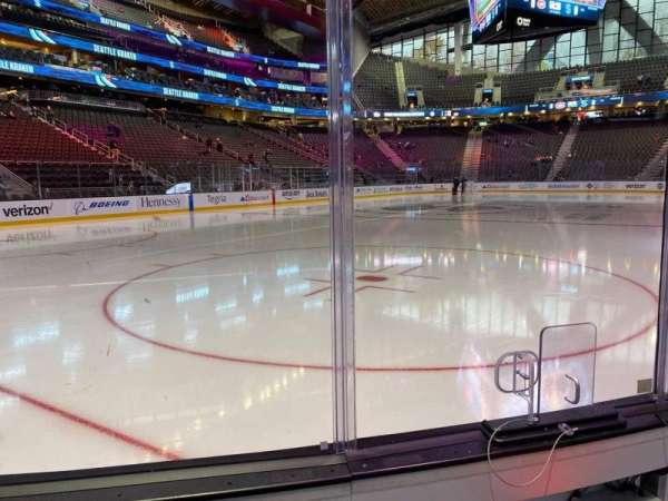 Climate Pledge Arena, section: Southeast Ice, row: Aa, seat: 3