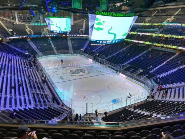 Climate Pledge Arena, section: 109, row: G, seat: 14