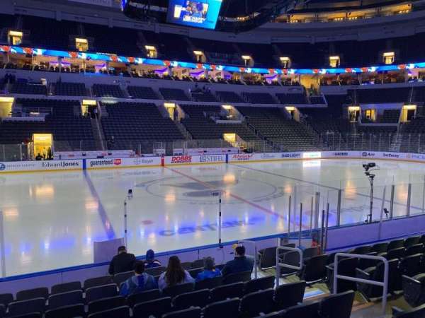 Enterprise Center, section: 117, row: K, seat: 6