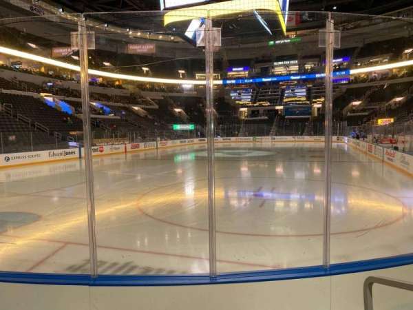 Enterprise Center, section: 108, row: D, seat: 2
