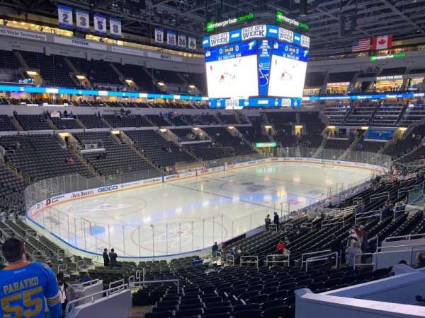 Enterprise Center, section: 106, row: Gg, seat: 12