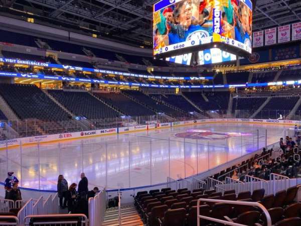 UBS Arena, section: 107, row: 13, seat: 3