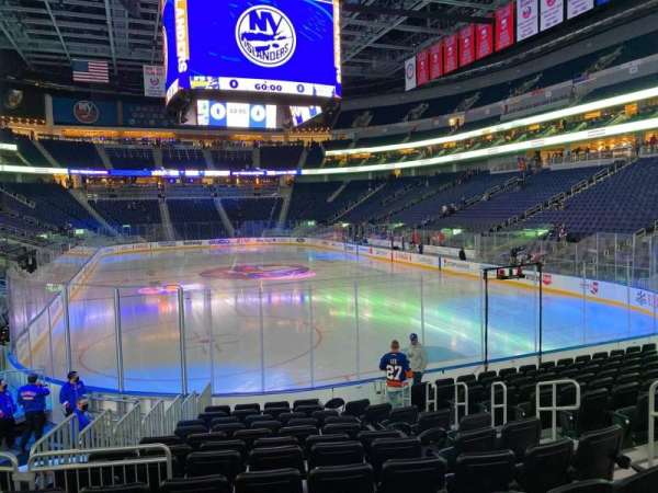 UBS Arena, section: 110, row: 13, seat: 8