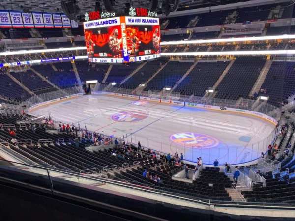 UBS Arena, section: 203, row: 2, seat: 5