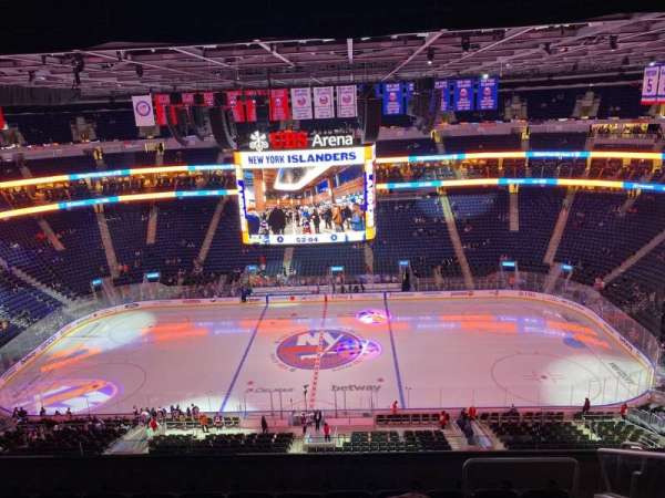 UBS Arena, section: 321, row: 7, seat: 5