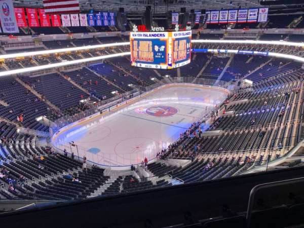 UBS Arena, section: 326, row: 4, seat: 5