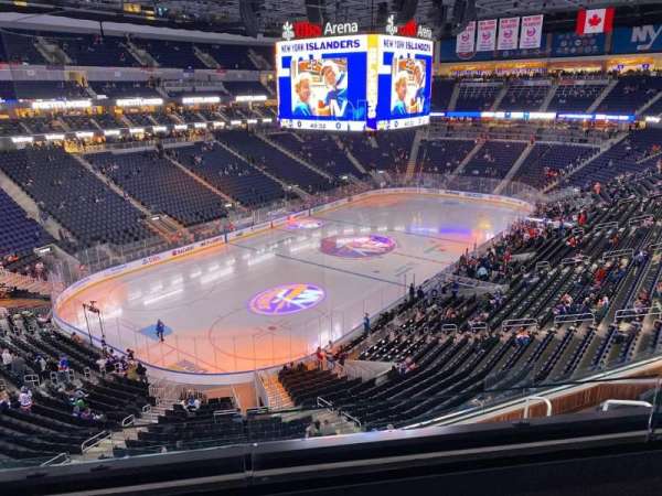 UBS Arena, section: 210, row: 2, seat: 10