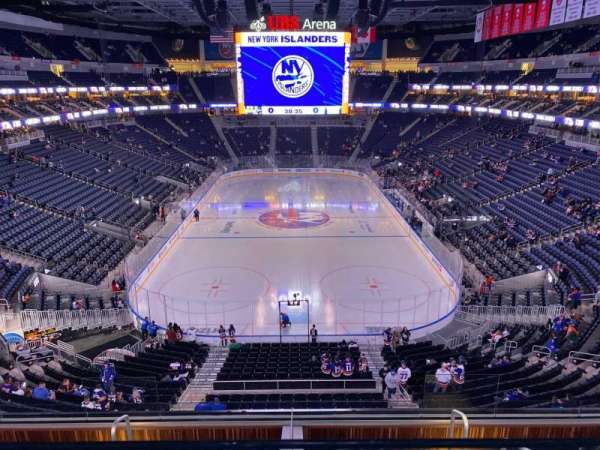 UBS Arena, section: 214, row: 1, seat: 2