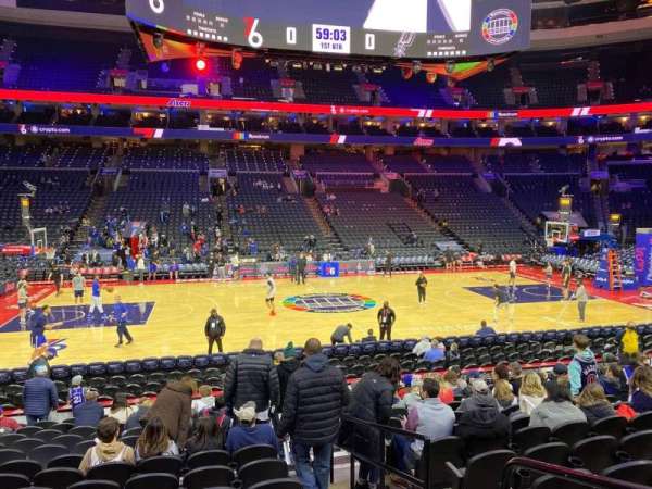 Xfinity Mobile Arena, section: 112, row: 14, seat: 19