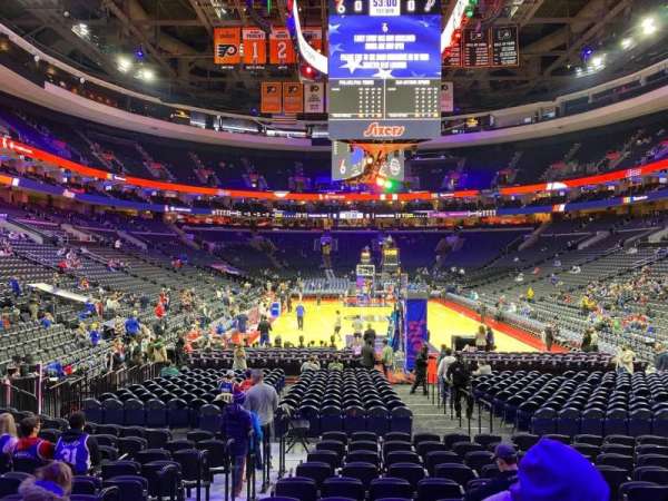 Xfinity Mobile Arena, section: 107, row: 12, seat: 3