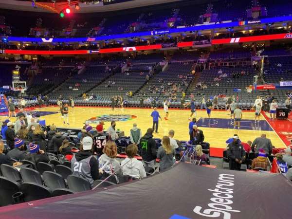 Xfinity Mobile Arena, section: 102, row: 9, seat: 14