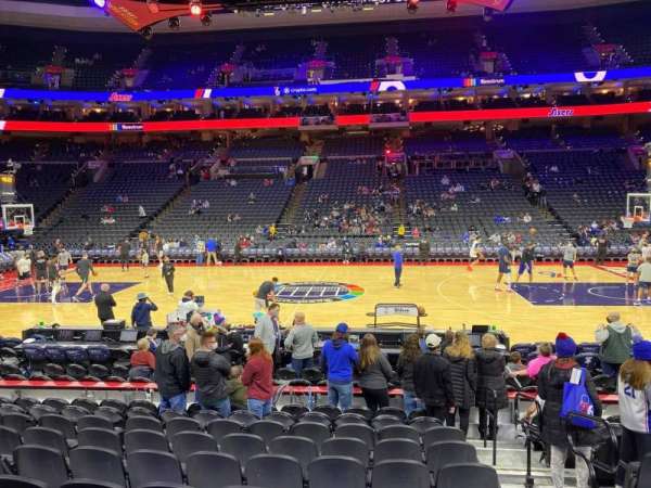 Xfinity Mobile Arena, section: 101, row: 10, seat: 15