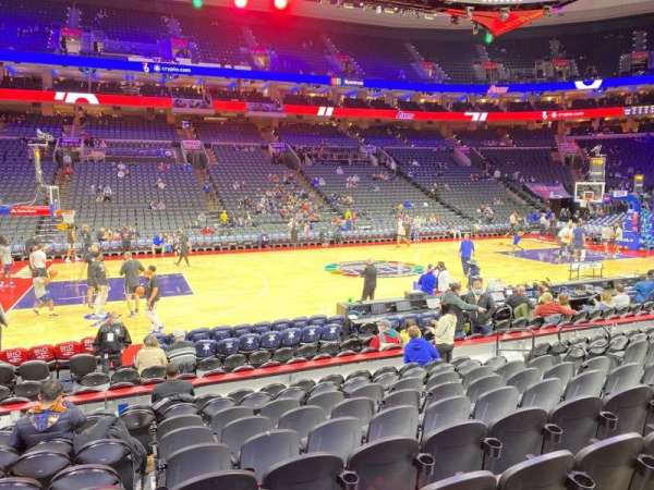 Xfinity Mobile Arena, section: 124, row: 10, seat: 9