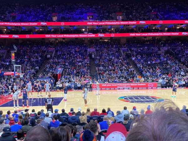 Xfinity Mobile Arena, section: 112, row: 10, seat: 20