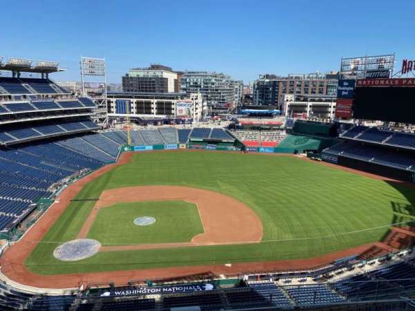 Nationals Park, section: 418, row: F, seat: 13