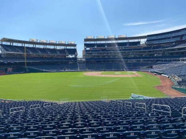 Nationals Park, section: 104, row: Bar Rail