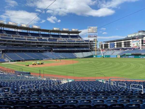 Nationals Park, section: 135, row: Bb, seat: 9