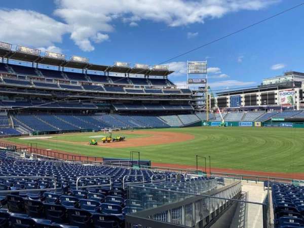 Nationals Park, section: 134, row: Bb, seat: 14