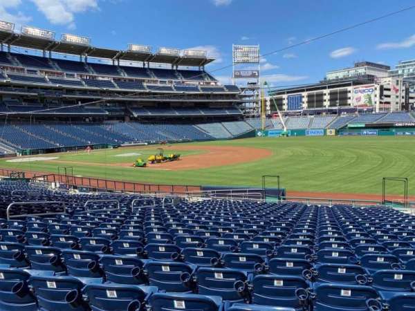 Nationals Park, section: 133, row: Bb, seat: 7