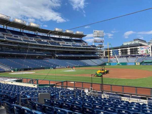 Nationals Park, section: 131, row: M, seat: 7