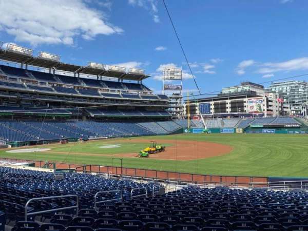 Nationals Park, section: 132, row: Aa, seat: 12