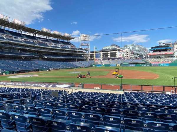 Nationals Park, section: 130, row: S, seat: 9