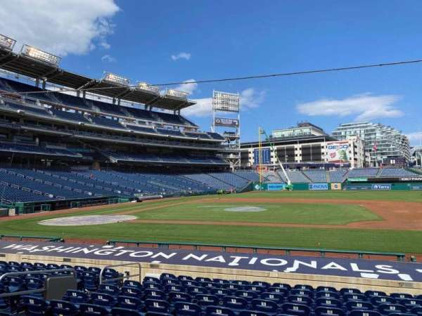 Nationals Park, section: 129, row: P, seat: 10